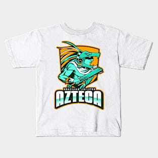 Azteca Brazilian Jiu Jitsu Bjj Kids T-Shirt